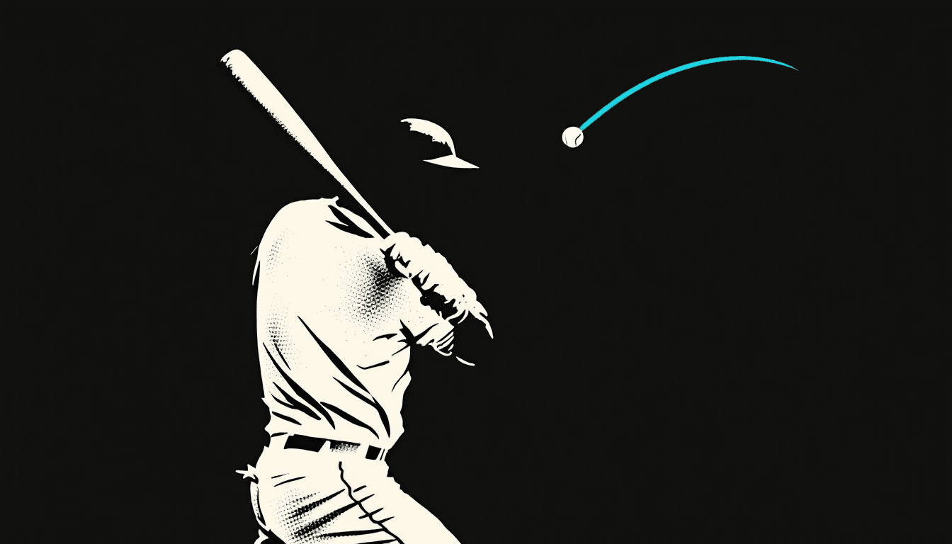 Stylised illustration for Most Home Runs in MLB History