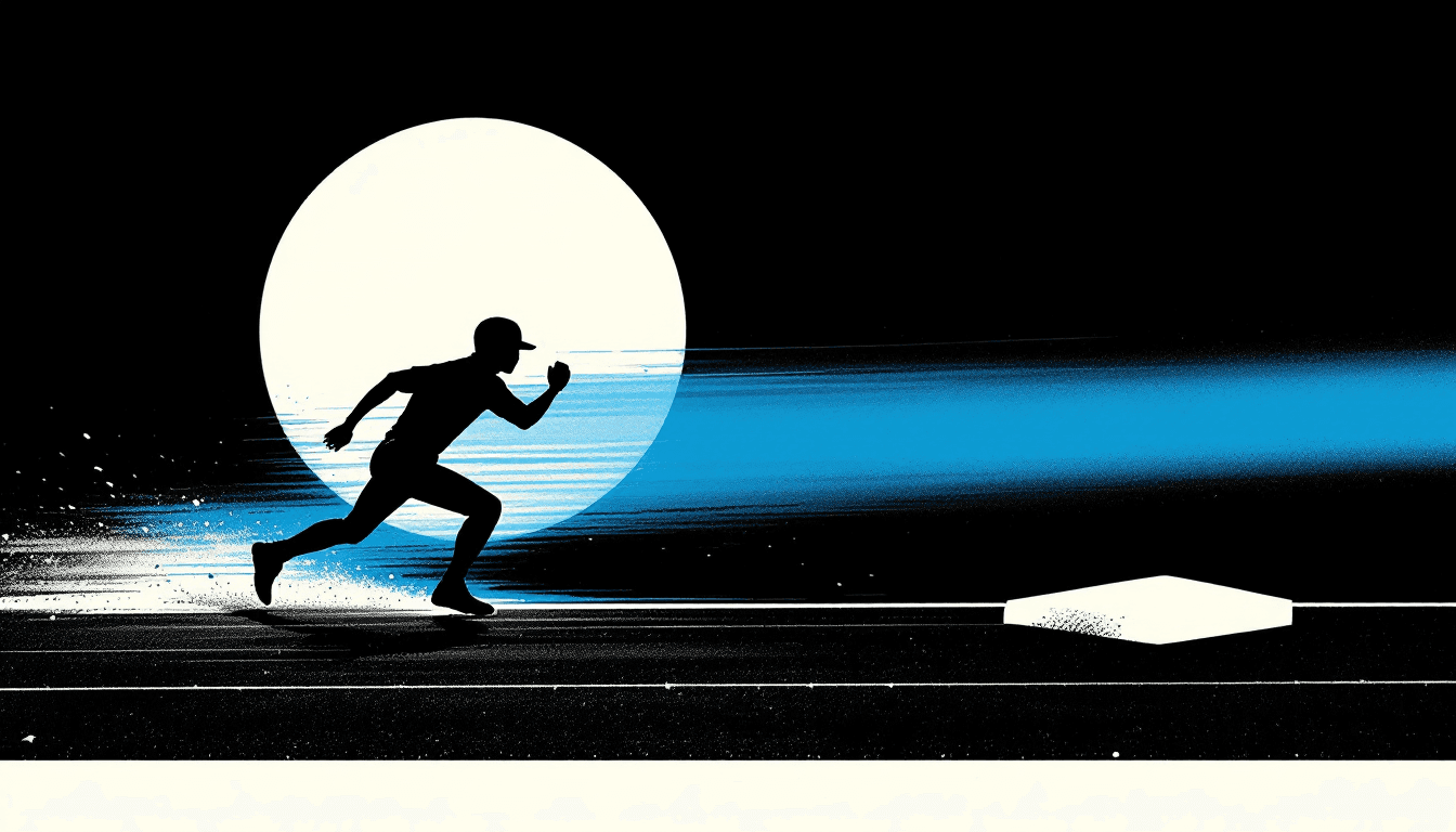 Stylised illustration for Most Stolen Bases in MLB History